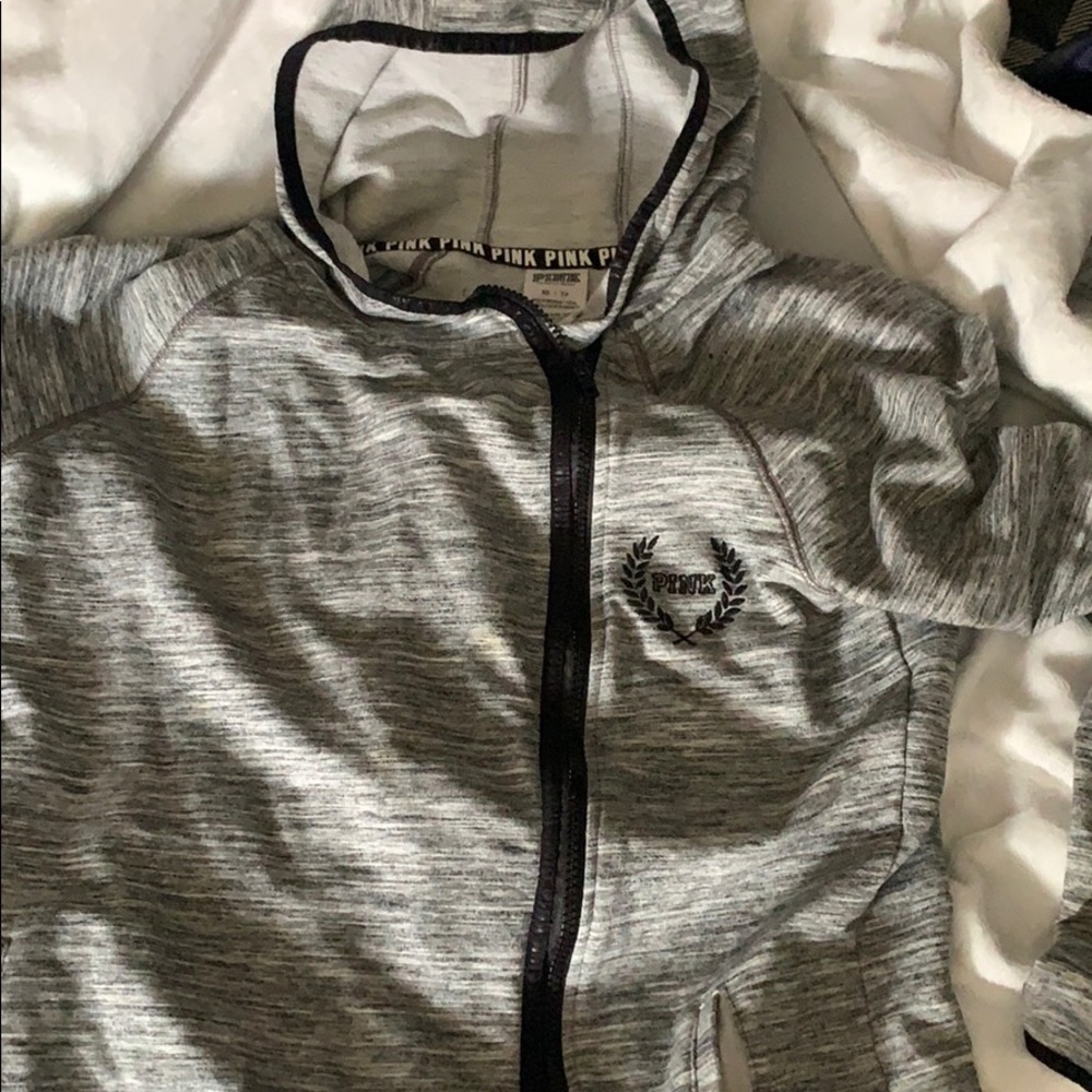Victoria's Secret PINK LIGHT ZIP-UP sweater